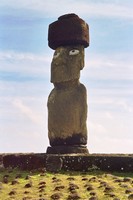 Ahu Akapu Moai, Easter island