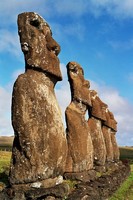 Ahu Akivi Moai, Easter island