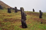 Ana Te Pau Moai, Easter island